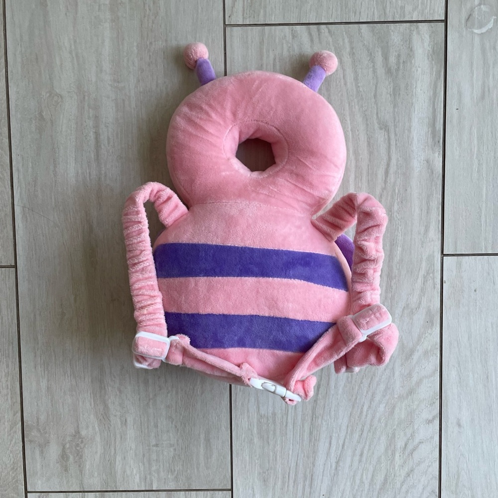 Pink and Purple Baby Head Protector